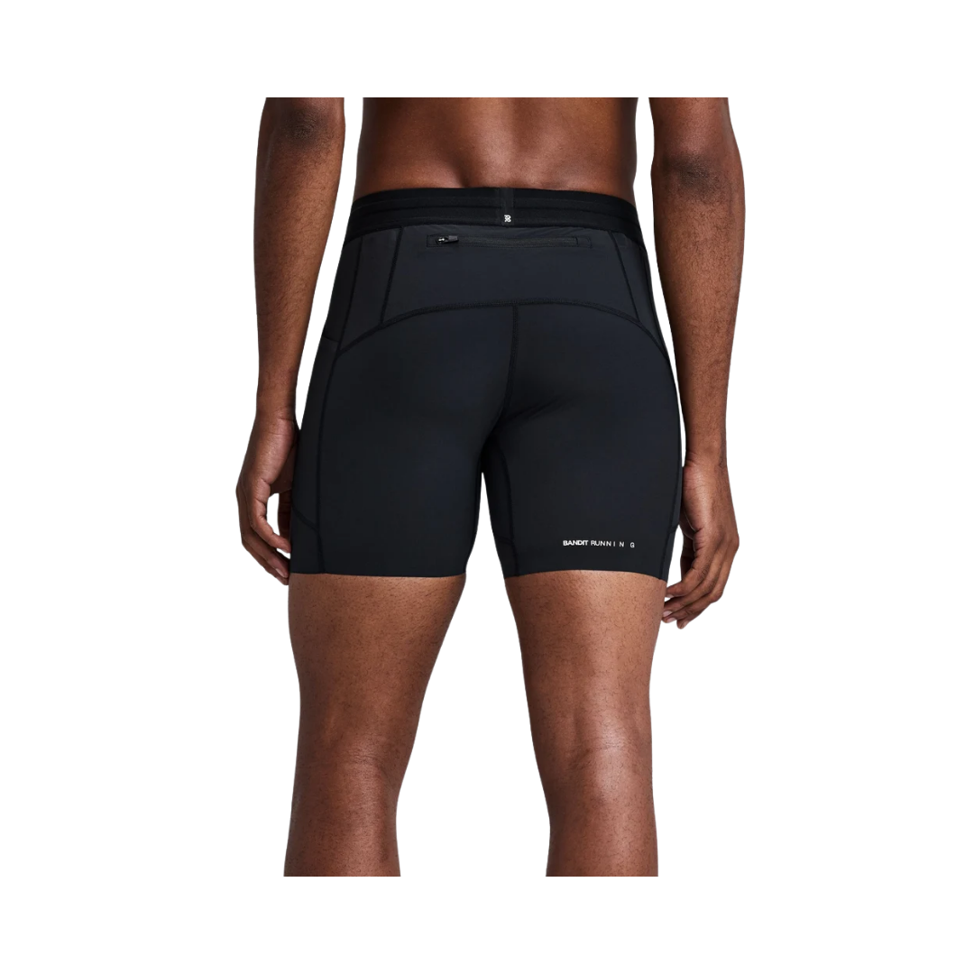 Bandit Men’s SoLite Quarter Tights in Black with compression fit