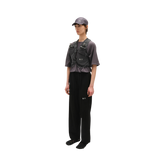 Optimistic Runners Wide Pants in Black with Reflective Details