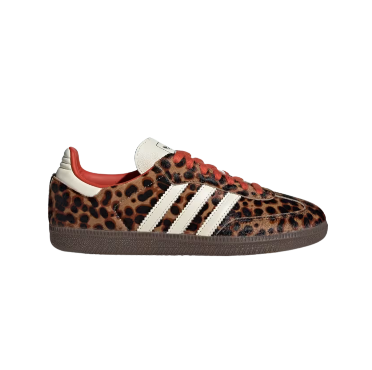 adidas Samba OG Preloved Red Leopard sneakers – limited edition red leopard print shoes, classic retro silhouette