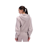 Bandit Classic Cotton Fleece Women's Cropped Hoodie - Ash