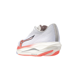 Mizuno Wave Rebellion Flash 3 W in White | Strik.Coral | Iris Bloom