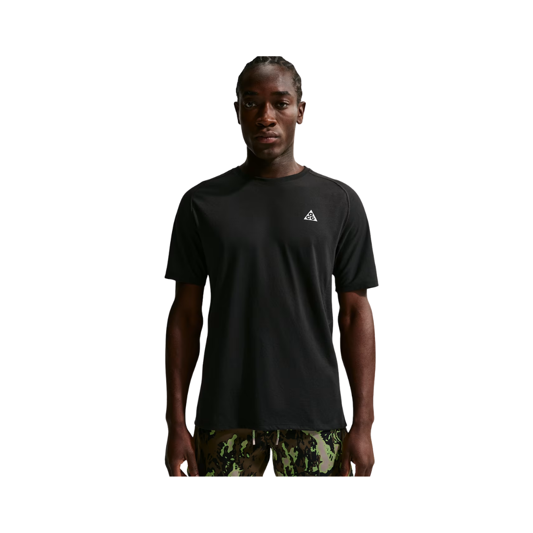 Nike ACG Solar Chase Men's Dri-FIT ADV Short-Sleeve Trail Running Top - Black/Black/Summit White – image 2