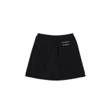 Optimistic Runners OR Skirt in Black with integrated inner tights and contrast hem trim