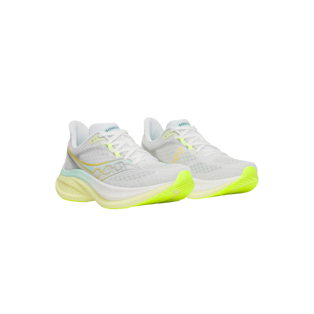 Saucony Endorphin Speed 5 - White / Tender running shoes – view 3