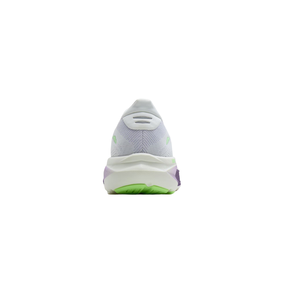 BROOKS Ghost 18 White/Purple Hebe/Green – image 3