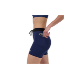 Bandit W Gridlock 5" Compression Short NY Navy