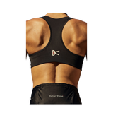 District Vision Twin Layer Medium Support Bra - Black