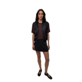 Optimistic Runners OR Skirt in Black with integrated inner tights and contrast hem trim