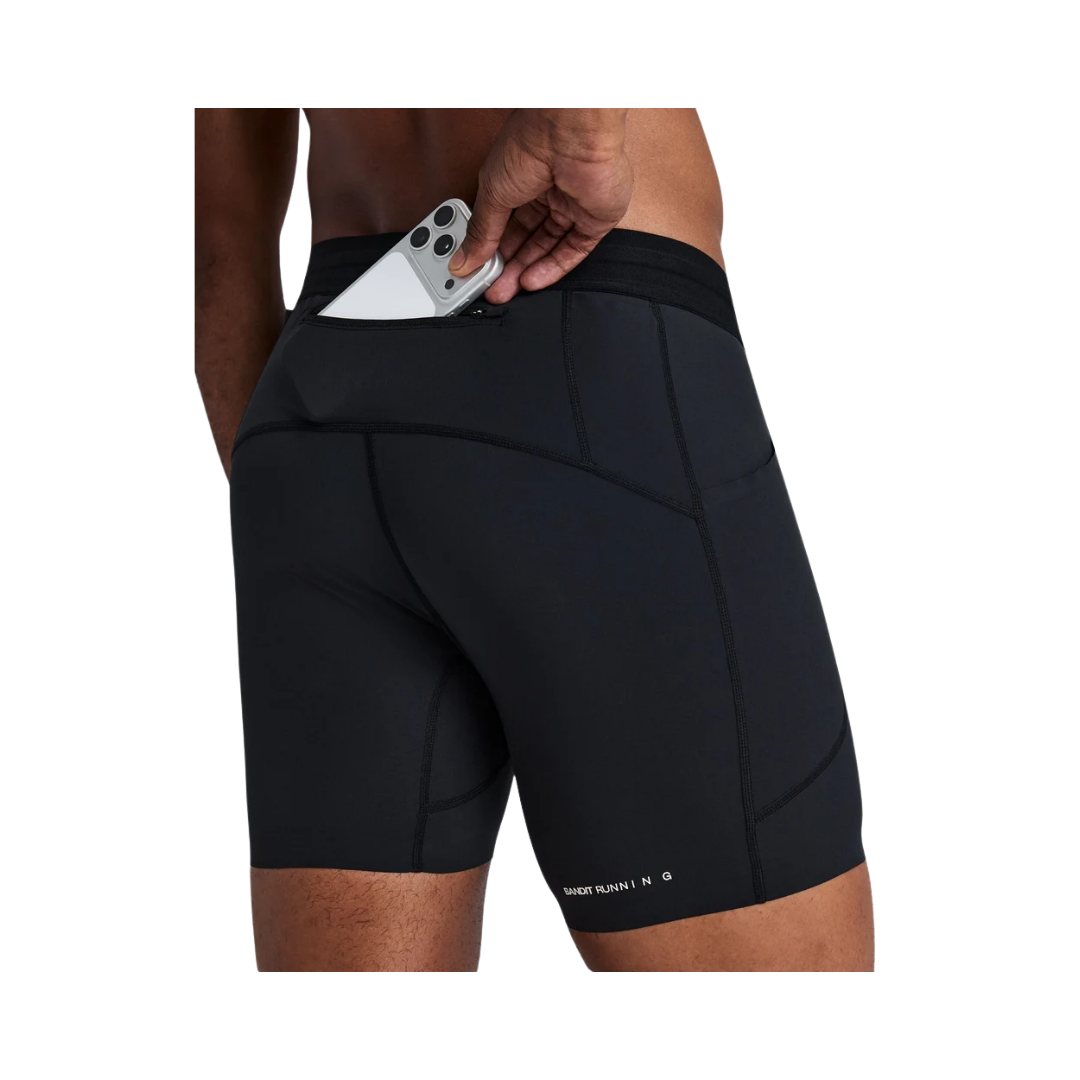 Bandit Men’s SoLite Quarter Tights in Black with compression fit