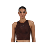 Bandit Stamina Crewneck Race Crop with Contrast Merrow Stitching
