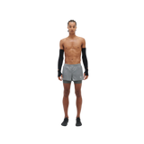 Optimistic Runners Glossy-Ripstop Shorts Light Grey