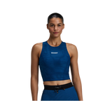 Bandit Stamina Crewneck Race Crop with Contrast Merrow Stitching