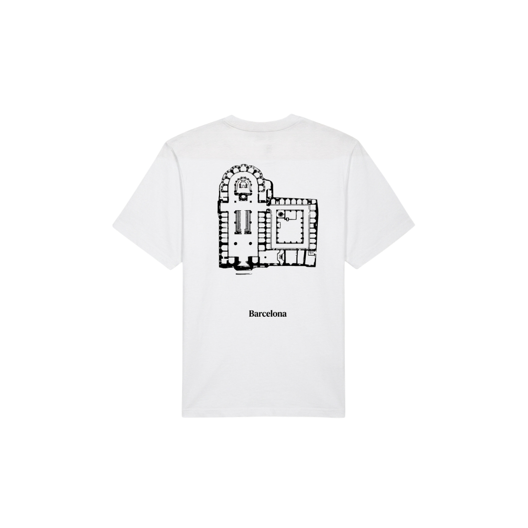 COLLECT Architectural Back-Print Tee - White – view 2