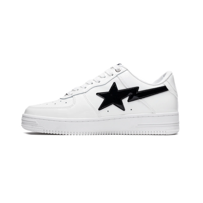 A Bathing Ape Bape Sta #2 White Patent