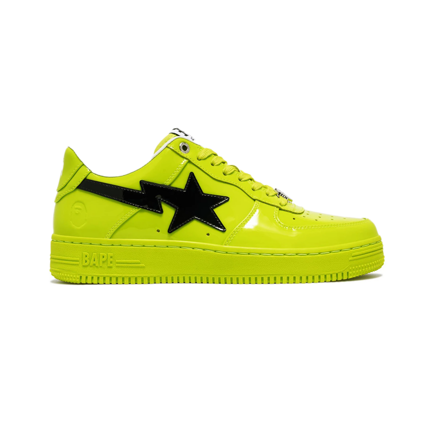 A Bathing Ape Bape Sta #2 Yellow Patent