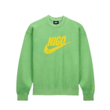Nike x Nigo Fleece Crew Neck Sweatshirt Green