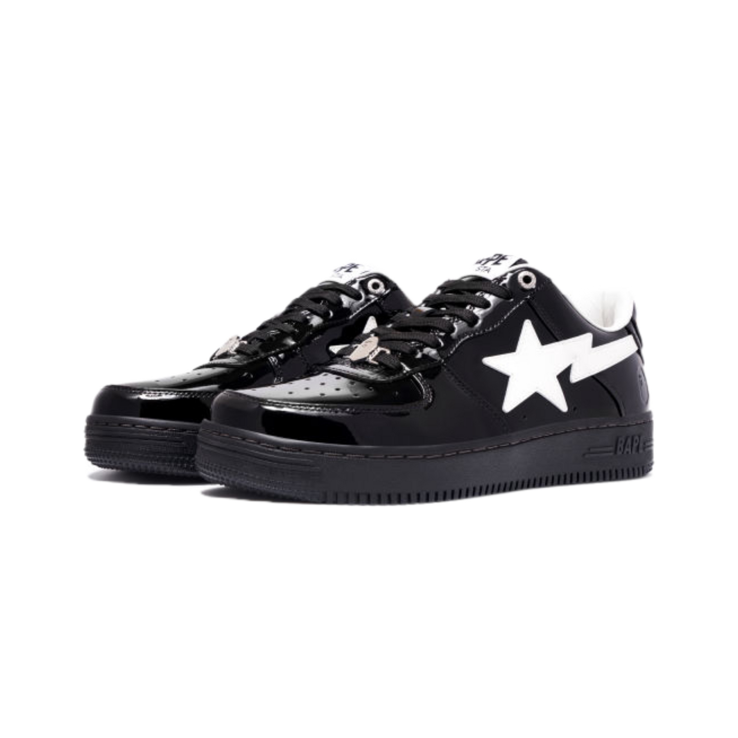 A Bathing Ape Bape Sta #2 Black Patent