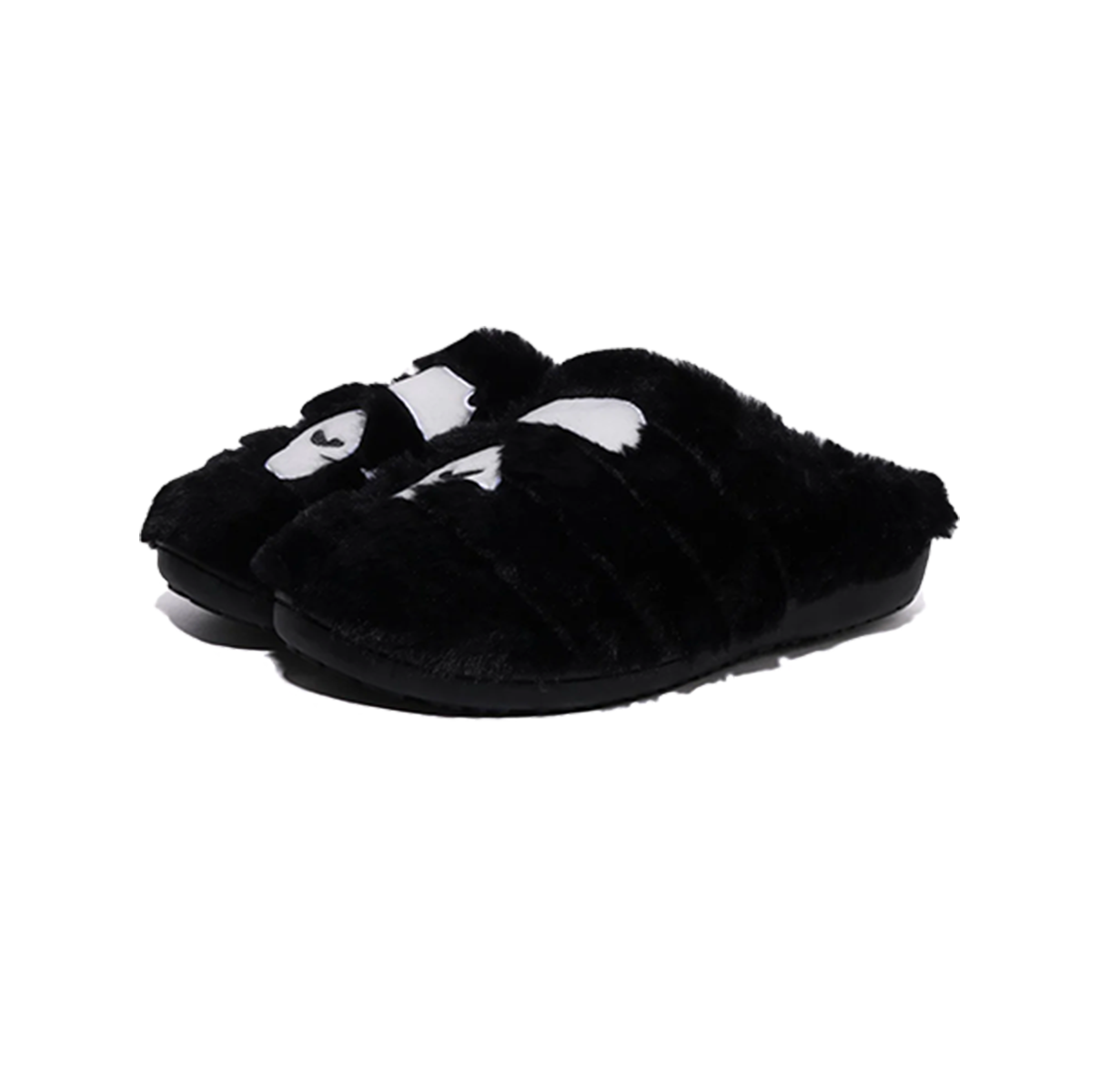 A Bathing Ape Head Puffer Sandals Subu Black