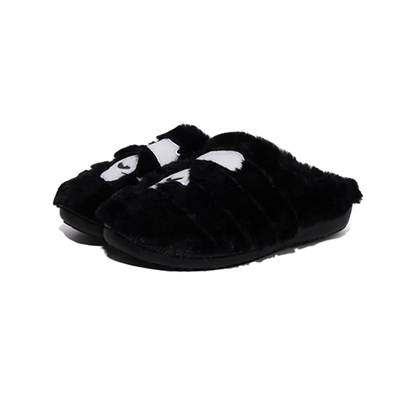 A Bathing Ape Head Puffer Sandals Subu Black