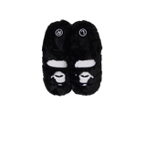 A Bathing Ape Head Puffer Sandals Subu Black