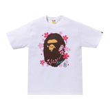 BAPE Sakura Ape Head Tee (SS24) White
