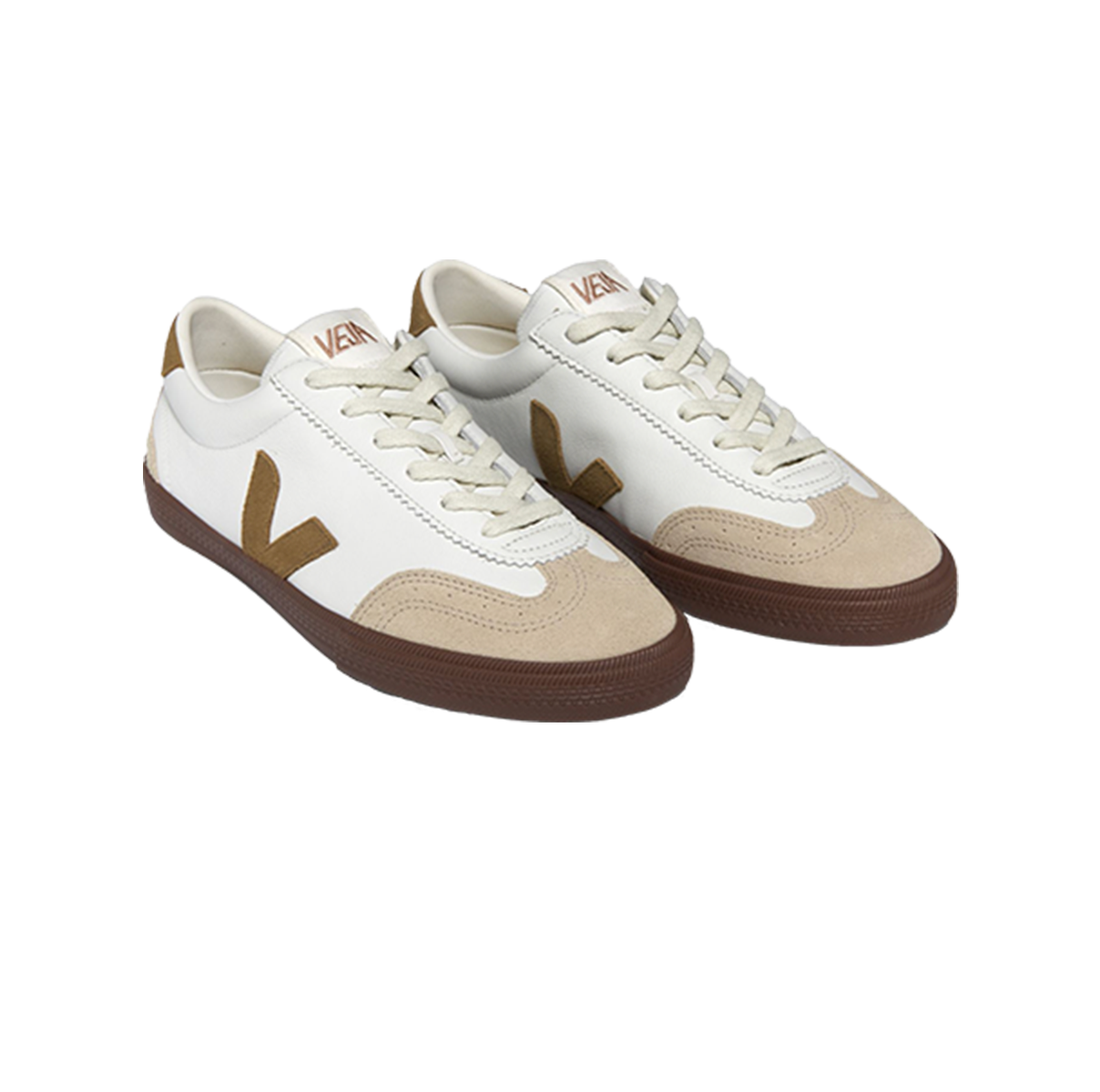 Veja Volley Leather White Tent Bark