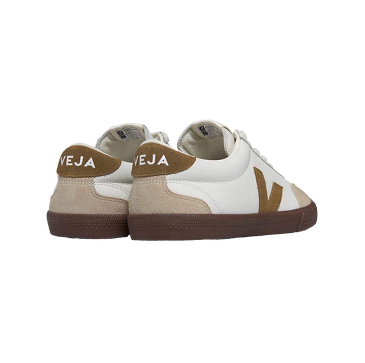 Veja Volley Leather White Tent Bark