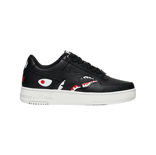 A Bathing Ape Bape Sta Low Shark Pack Black