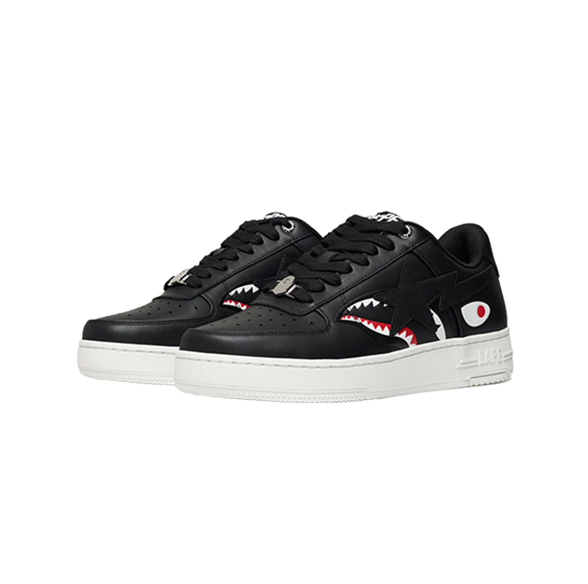 A Bathing Ape Bape Sta Low Shark Pack Black