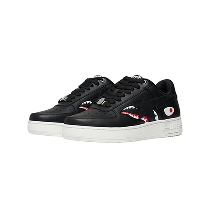 A Bathing Ape Bape Sta Low Shark Pack Black