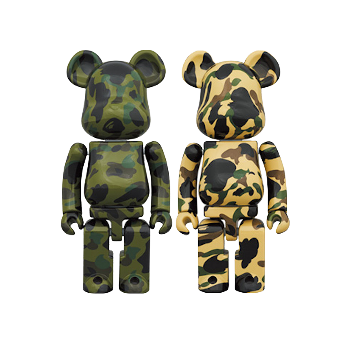 Bearbrick x BAPE 1st Camo Chogokin 200%