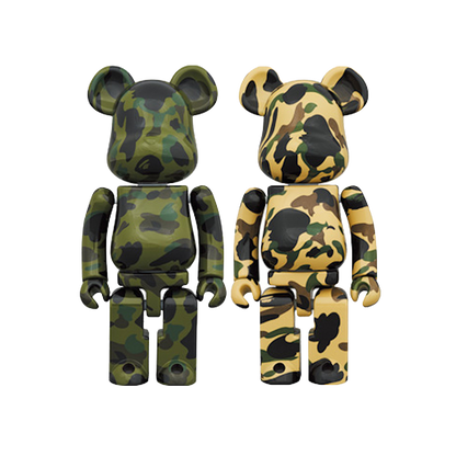 Bearbrick x BAPE 1st Camo Chogokin 200%