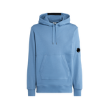 C.P.  Company Diagonal Raised Fleece Hoodie Riviera Blue