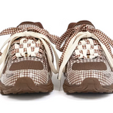 ASICS Gel-Venture 6 Story mfg. Reddish Brown Gingham