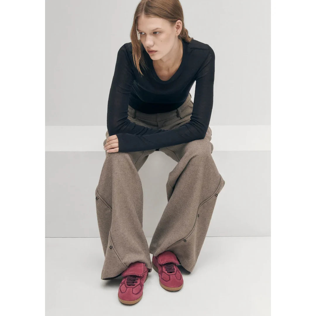 ALOHAS Tb.490 Club Suede Raspberry Leather sneakers – view 7