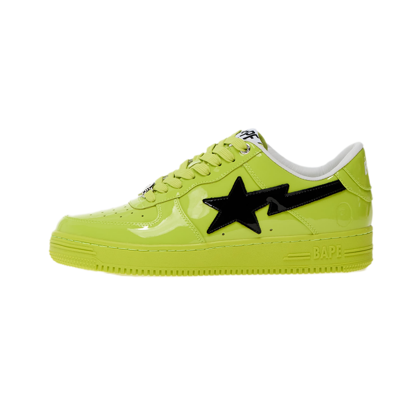 A Bathing Ape Bape Sta #2 Yellow Patent