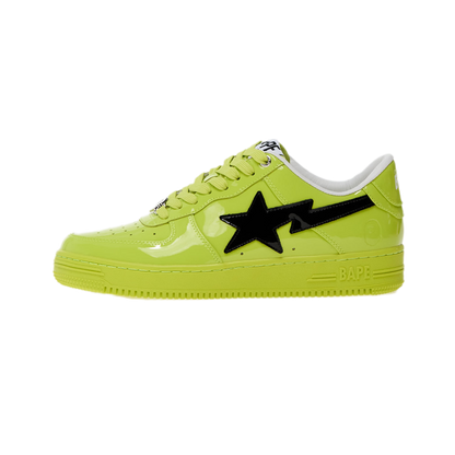 A Bathing Ape Bape Sta #2 Yellow Patent