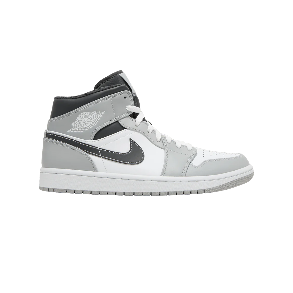 Air Jordan 1 Mid Light Smoke Grey