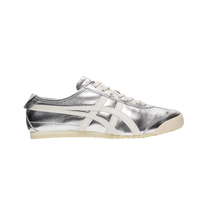Onitsuka Tiger Mexico 66 Silver Off White – classic unisex sneakers, silver and off-white leather upper, iconic tiger stripe design, vintage-inspired running shoes, cushioned sole, durable rubber outsole, casual lifestyle footwear
