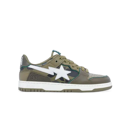 A Bathing Ape Sk8 Sta Olive Drab Green Camo