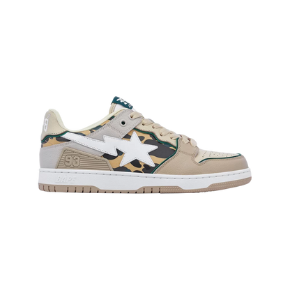 A Bathing Ape Sk8 Sta Beige Yellow Camo