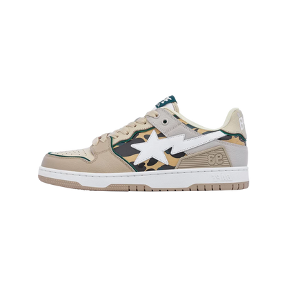 A Bathing Ape Sk8 Sta Beige Yellow Camo