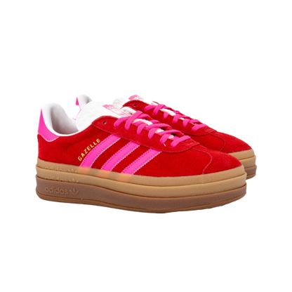 Adidas Gazelle Bold Collegiate Red Lucid Pink