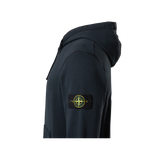 Stone Island Navy Hooded Sweatshirt