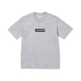 Supreme Futura Box Logo Tee Heather Grey