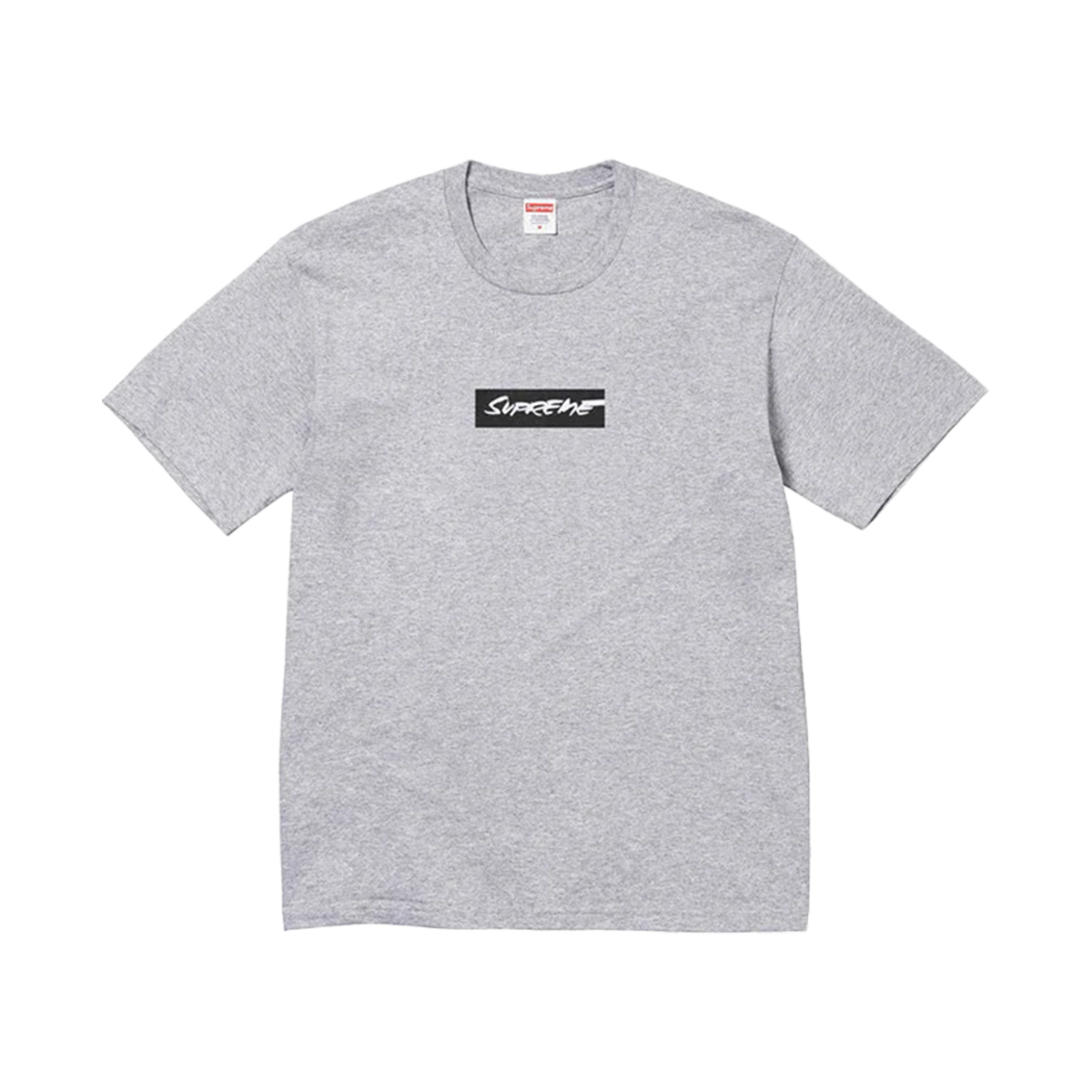 Supreme Futura Box Logo Tee Heather Grey