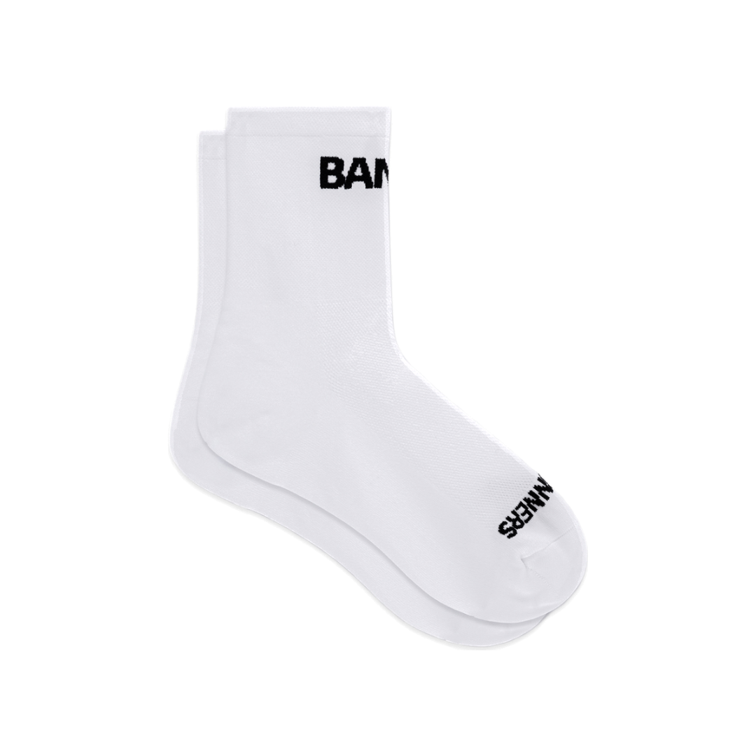 Bandit Lite Run Socks Coolmax 2 Pack White OG