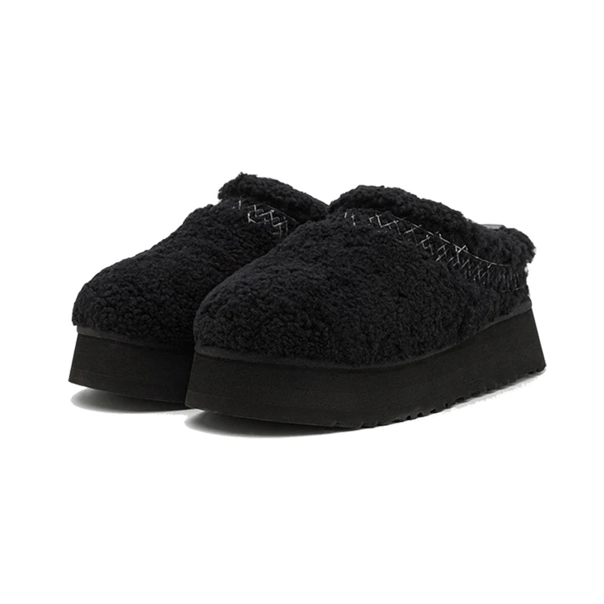 UGG Tazz Slipper Heritage Braid Black