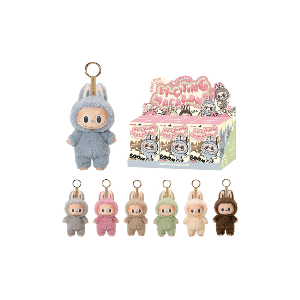 【正規品&未開封】 THE MONSTERS Macaron Labubu Labubu The Monsters Exciting Macarons Vinyl Face Sealed Case