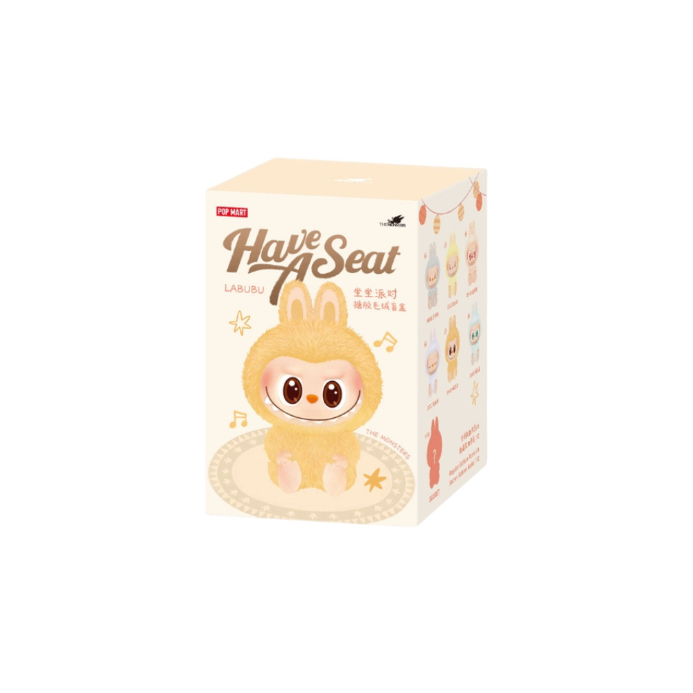 Pop Mart Labubu The Monsters Have a Seat Vinyl Plush Sealed Case